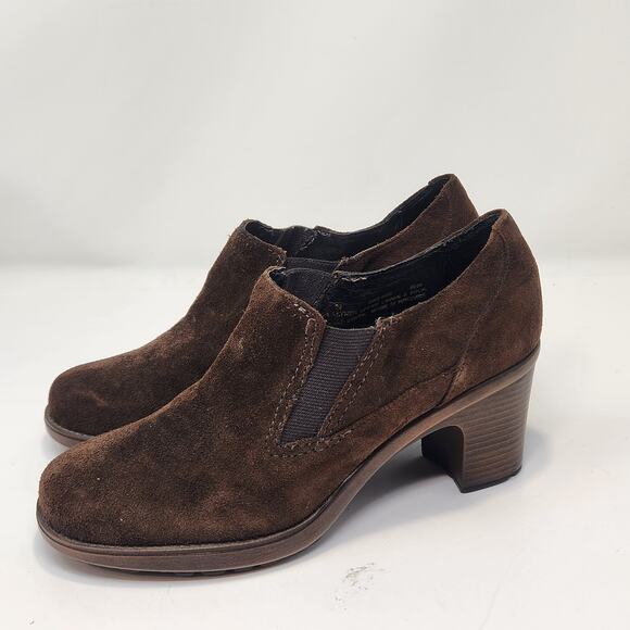 Dansko Womens Nancy Brown Suede Clogs Heels Size 36 US 5.5 Comfort Shoes Slip On - Picture 5 of 9